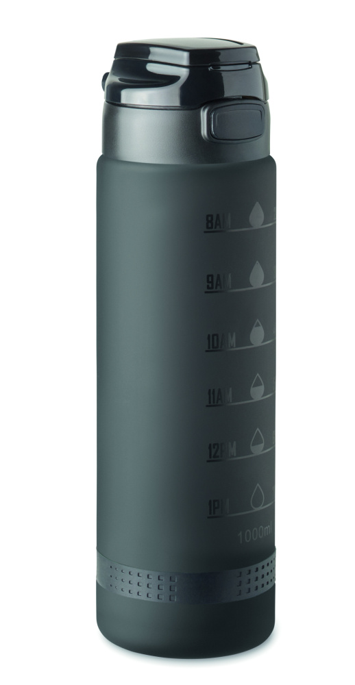 Logotrade promotional giveaway image of: Sports water bottle RPET 1L